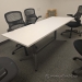 72" x 30" White Knoll Dividends Y-Base Boardroom Meeting Table